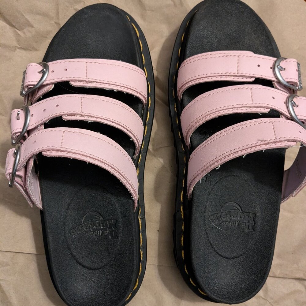 Dr. Martens Blaire Hydro Slide Platform Sandals EUC